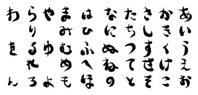 ひらがな表