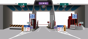 高速道路の出入口