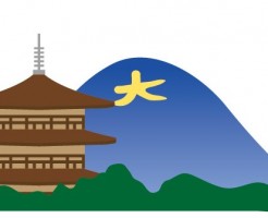 京都の寺と大文字山