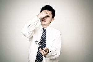 だるさを訴える男性