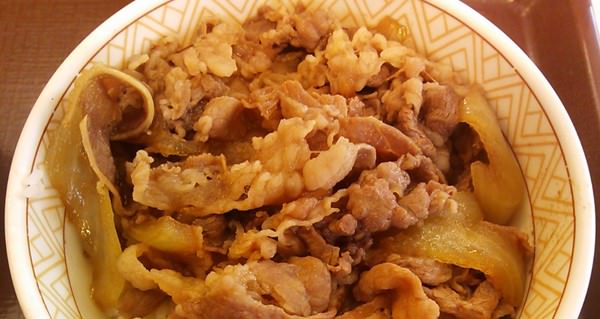 牛丼の並盛