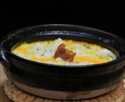 玉子と梅干しのお粥