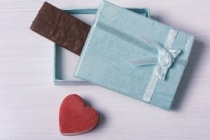 箱とチョコレート